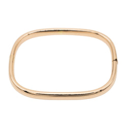 Bracelet Jonc carré en or rose - Castafiore