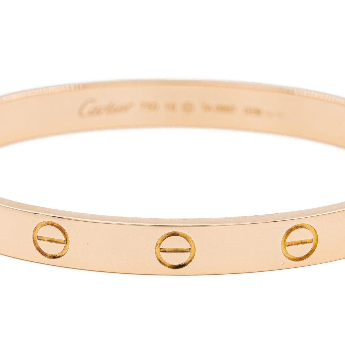 Bracelet Jonc CARTIER "Love" en or rose - Castafiore