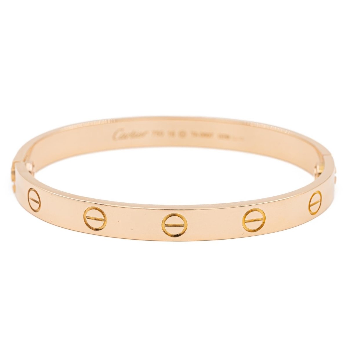Bracelet Jonc CARTIER "Love" en or rose - Castafiore