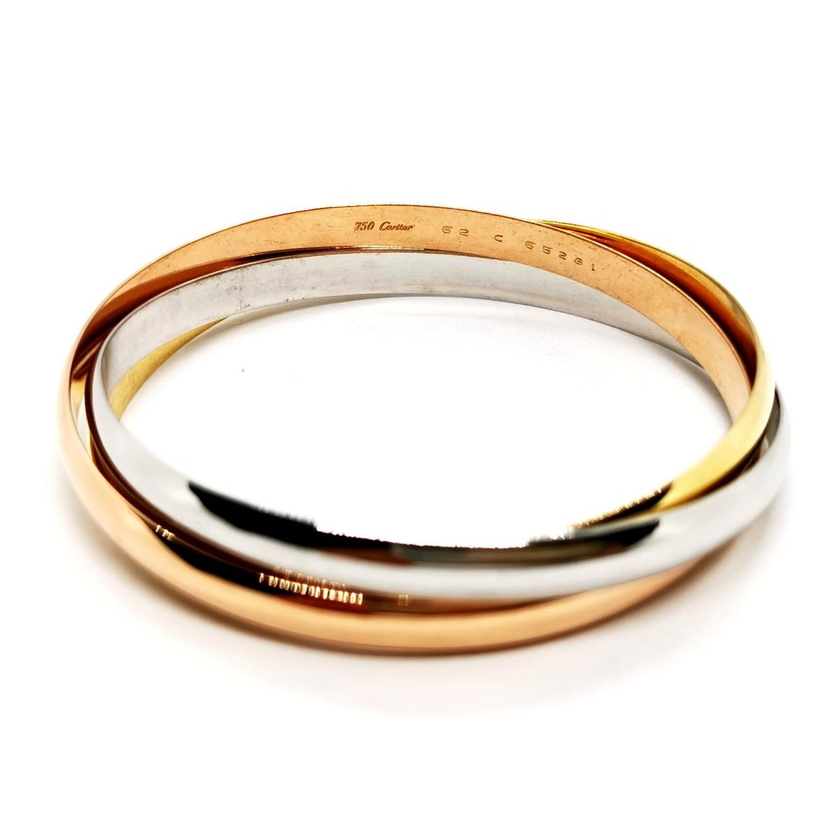 Bracelet Jonc CARTIER "Trinity", 3 ors - Castafiore