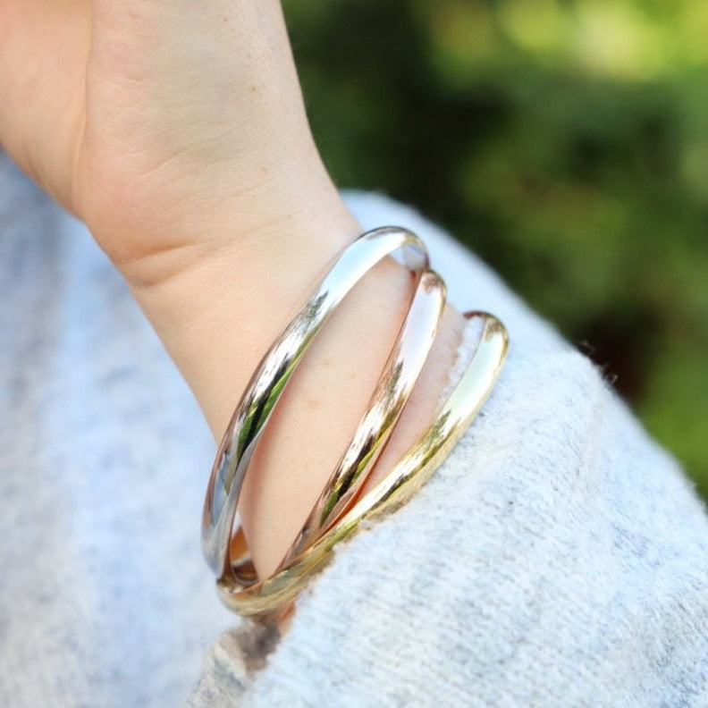 Bracelet Jonc CARTIER "Trinity", 3 ors - Castafiore