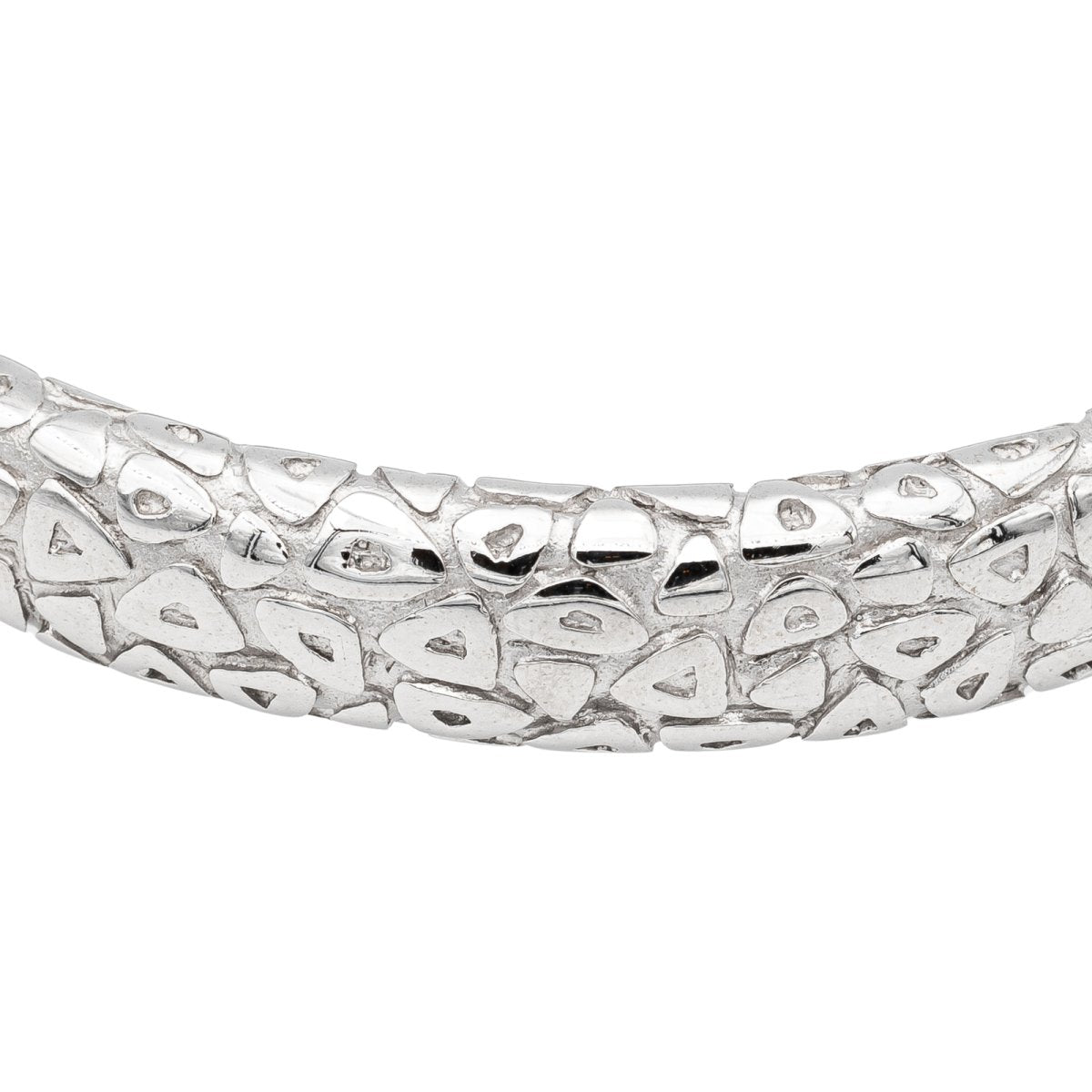 Bracelet Jonc CHAUMET en or blanc - Castafiore