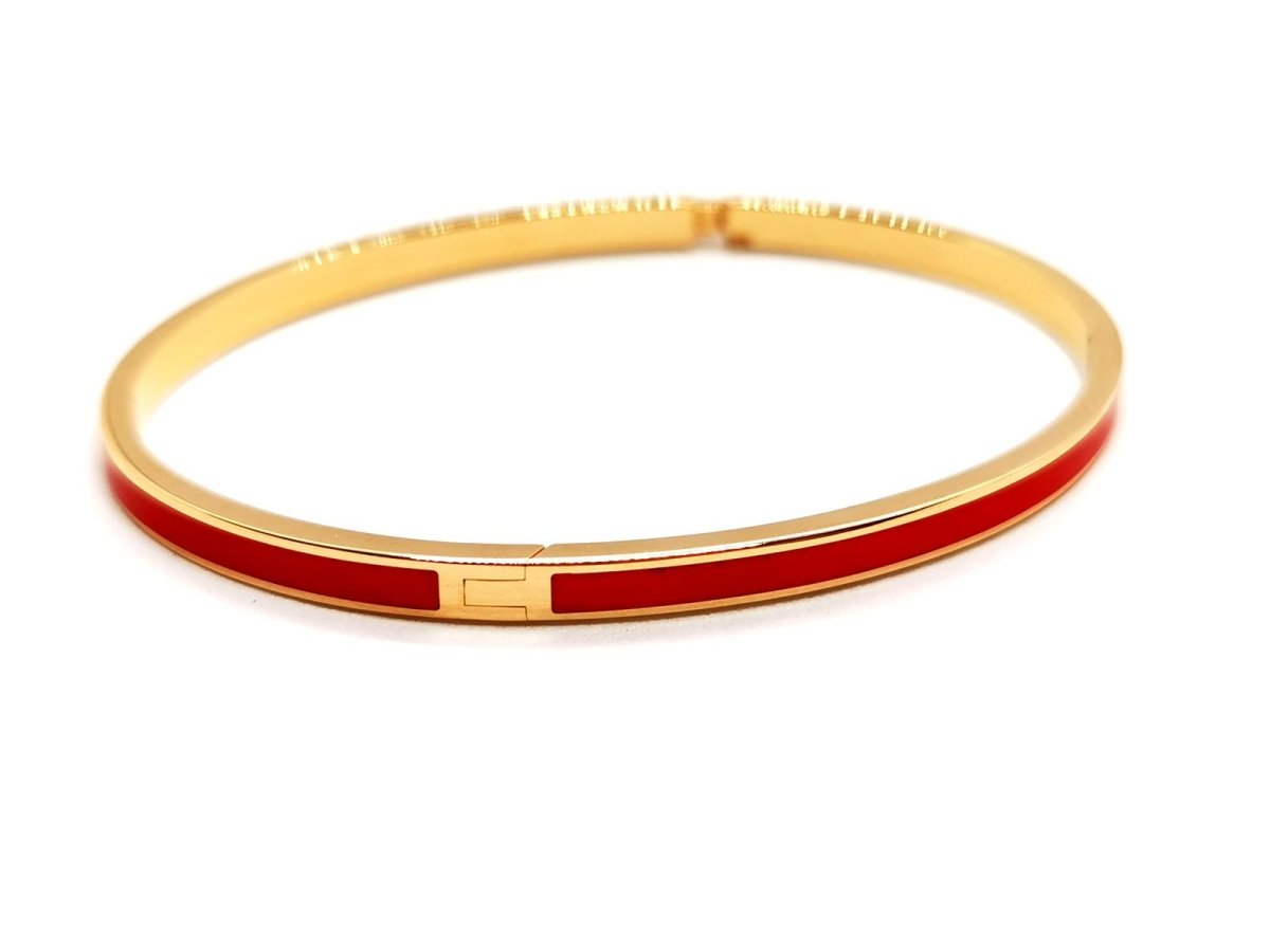 Bracelet Jonc CHAUMET "Liens Evidence" en or rose et diamants - Castafiore