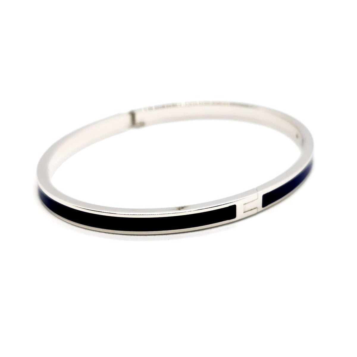 Bracelet Jonc CHAUMET "Liens Evidence", or blanc et diamants - Castafiore