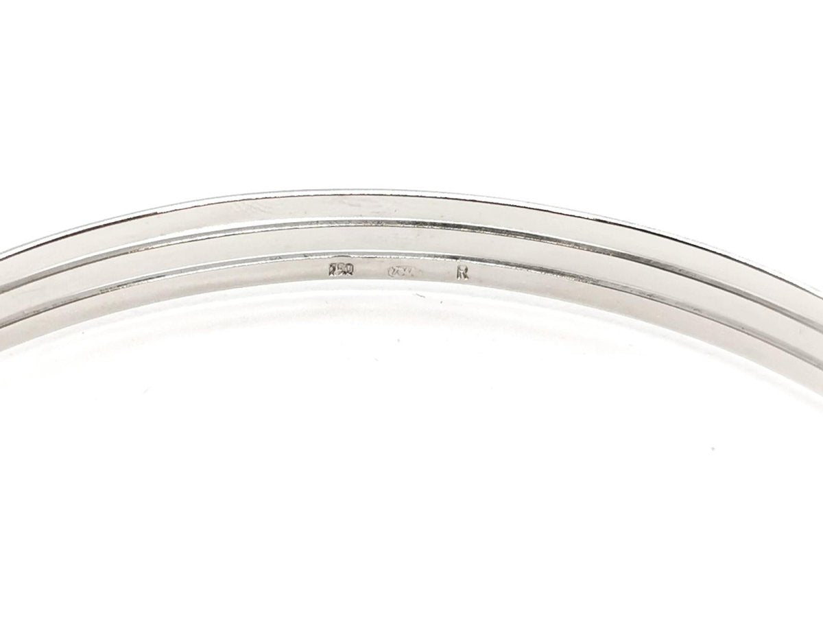 Bracelet Jonc en or blanc et diamants - Castafiore