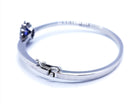 Bracelet Jonc en or blanc et tanzanite - Castafiore