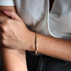 Bracelet Jonc en or jaune - Castafiore