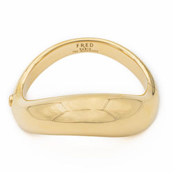 Bracelet Jonc FRED Mouvementé en or jaune - Castafiore