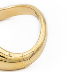 Bracelet Jonc FRED Mouvementé en or jaune - Castafiore