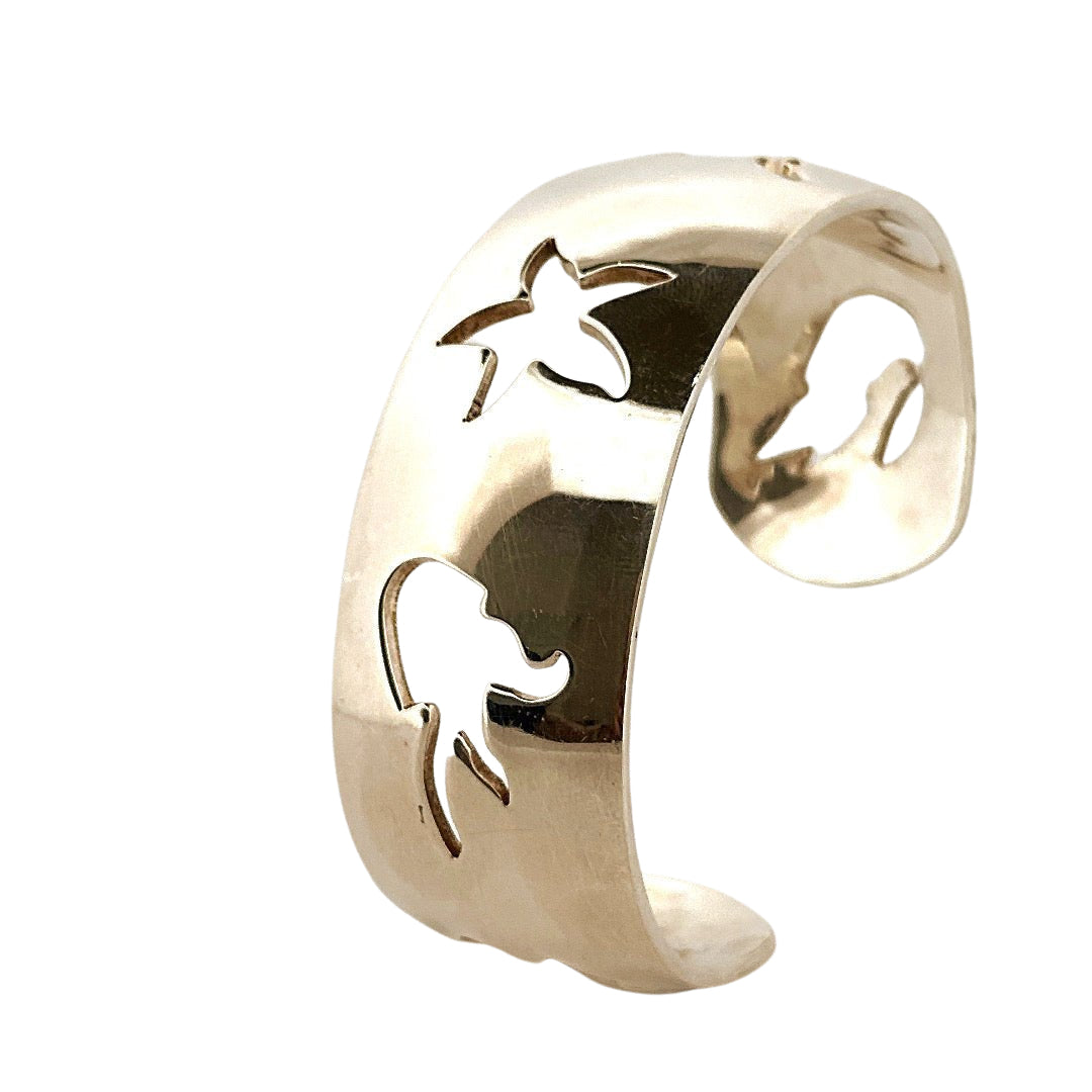 Bracelet Jonc HERMÈS en argent - Castafiore