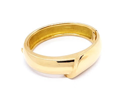 Bracelet Jonc massif en or jaune - Castafiore