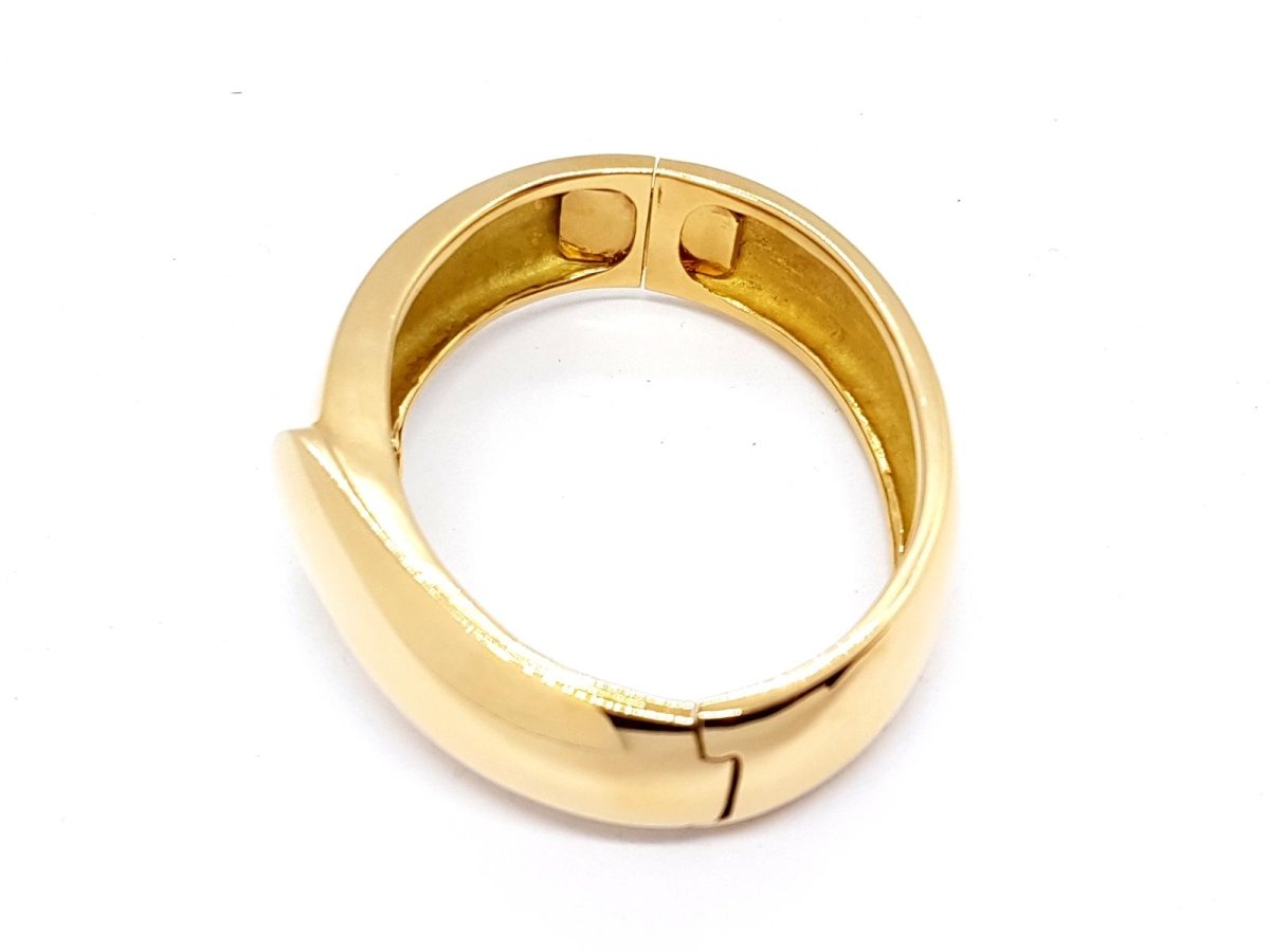 Bracelet Jonc massif en or jaune - Castafiore