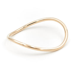 Bracelet Jonc ondulé en or jaune - Castafiore