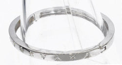 Bracelet jonc or blanc forme ruban - Castafiore