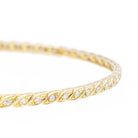 Bracelet Jonc Or jaune Diamant - Castafiore