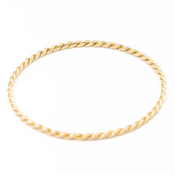 Bracelet Jonc torsadé en or jaune - Castafiore