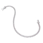 Bracelet ligne diamants en or blanc - Castafiore