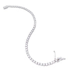 Bracelet ligne diamants en or blanc - Castafiore