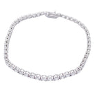 Bracelet ligne diamants en or blanc - Castafiore