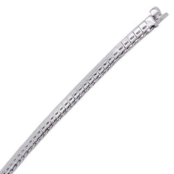 Bracelet Ligne en or blanc et diamants - Castafiore