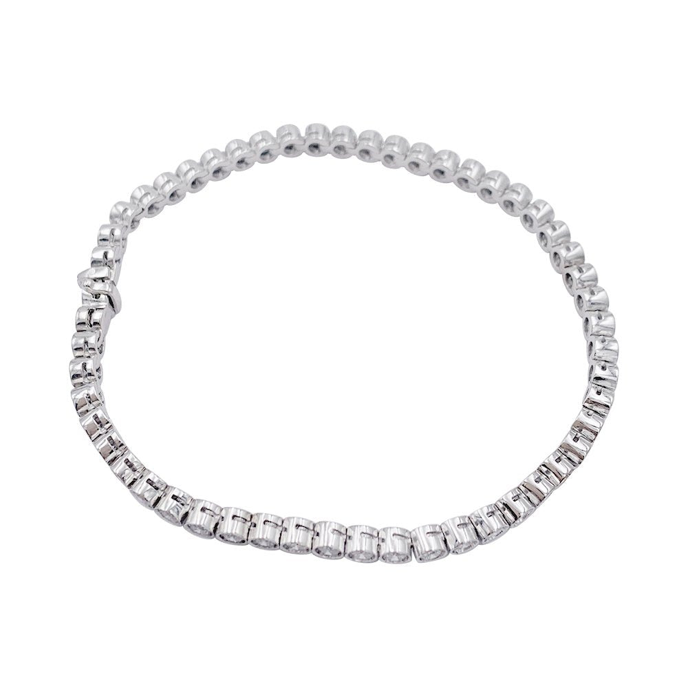 Bracelet Ligne en or blanc et diamants - Castafiore