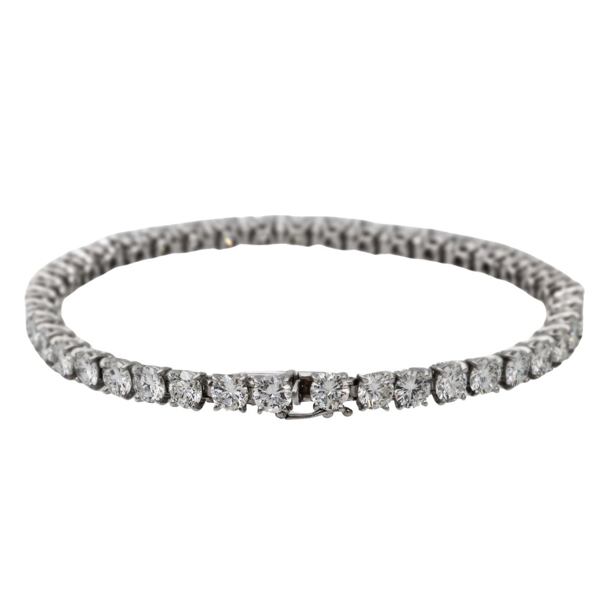 Bracelet Ligne en or blanc et diamants - Castafiore