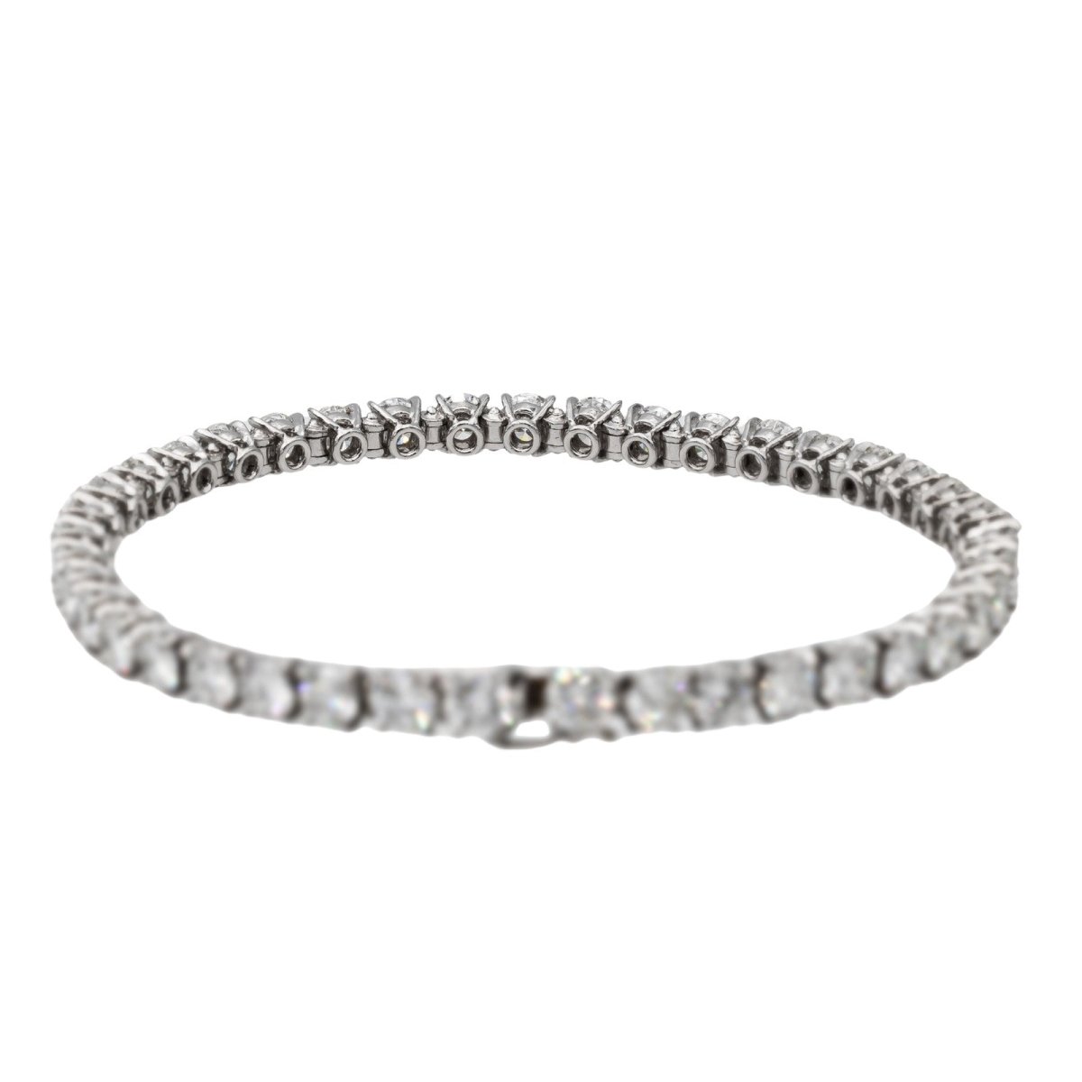 Bracelet Ligne en or blanc et diamants - Castafiore