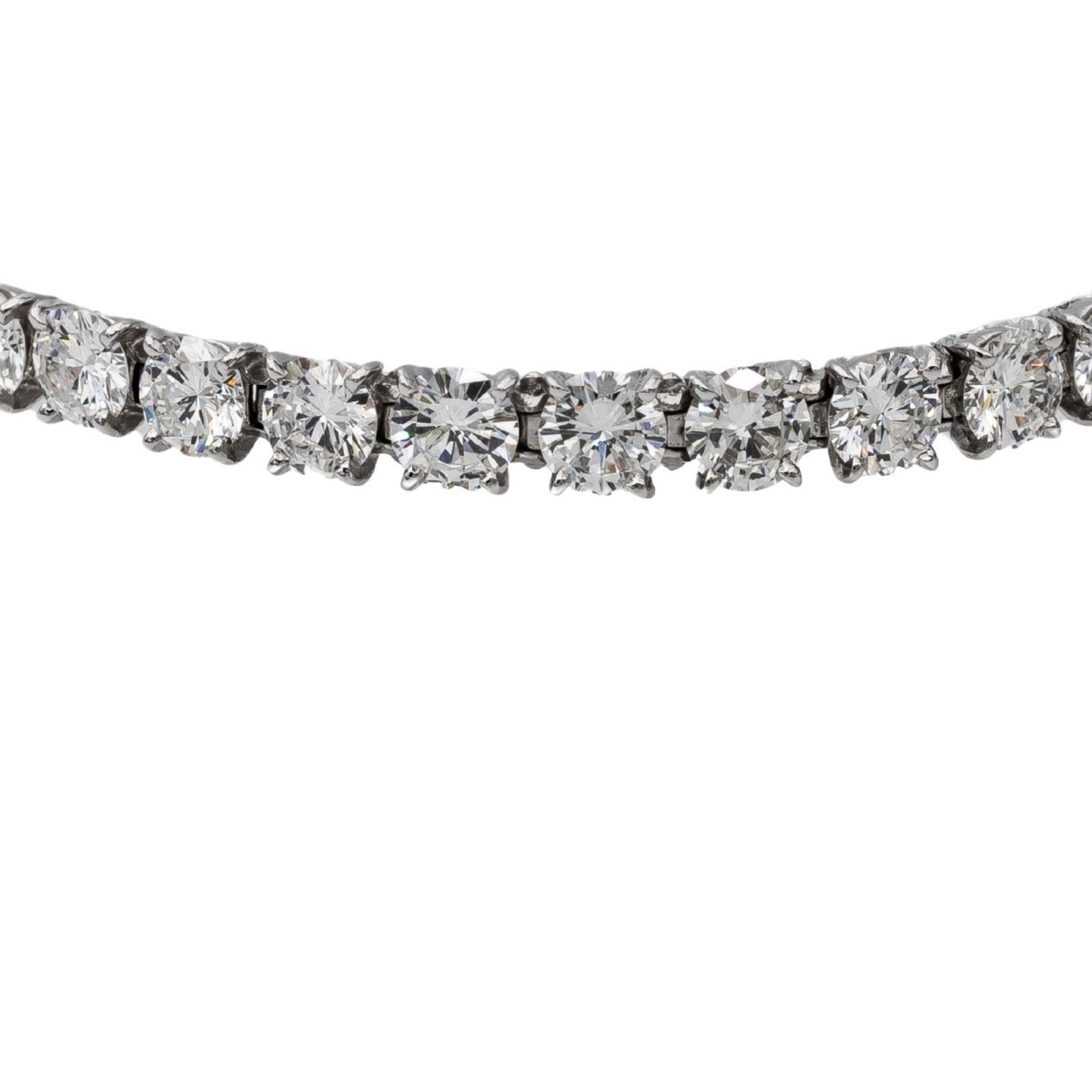 Bracelet Ligne en or blanc et diamants - Castafiore