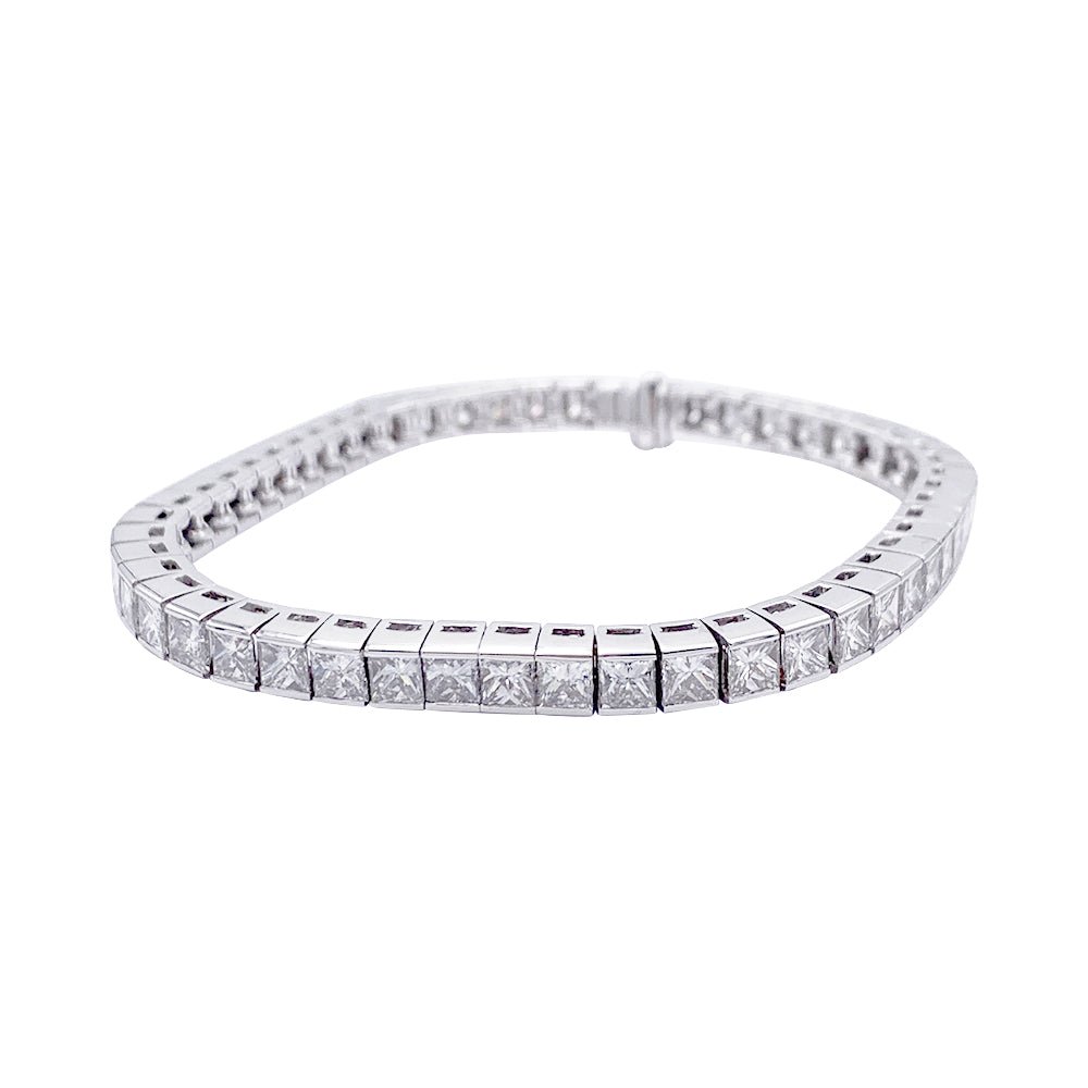 Bracelet Ligne en or blanc et diamants - Castafiore
