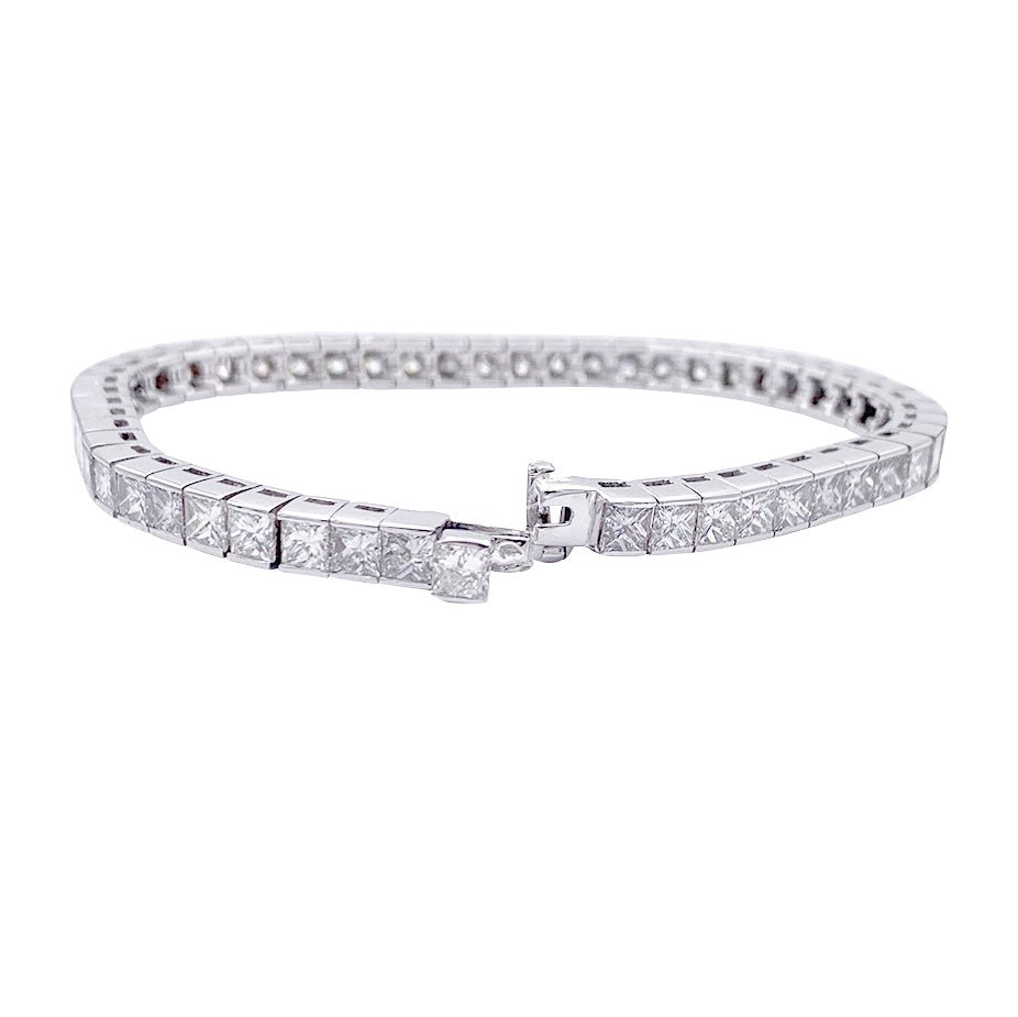 Bracelet Ligne en or blanc et diamants - Castafiore