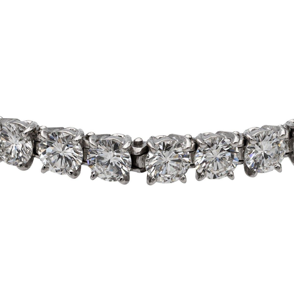 Bracelet Ligne en or blanc et diamants - Castafiore