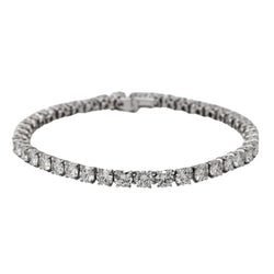 Bracelet Ligne en or blanc et diamants - Castafiore