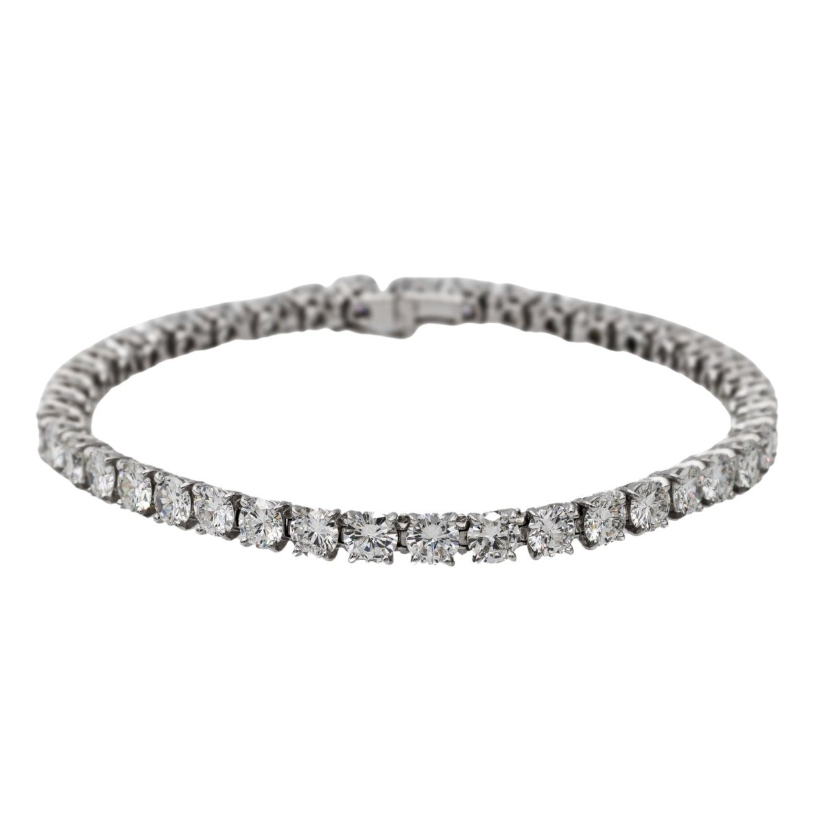 Bracelet Ligne en or blanc et diamants - Castafiore