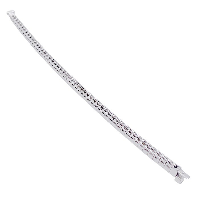 Bracelet Ligne en or blanc et diamants - Castafiore