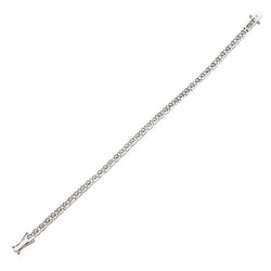Bracelet ligne en or blanc et diamants - Castafiore