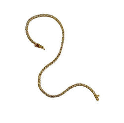 Bracelet Ligne en or jaune et diamants - Castafiore