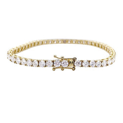 Bracelet Ligne en or jaune et diamants - Castafiore