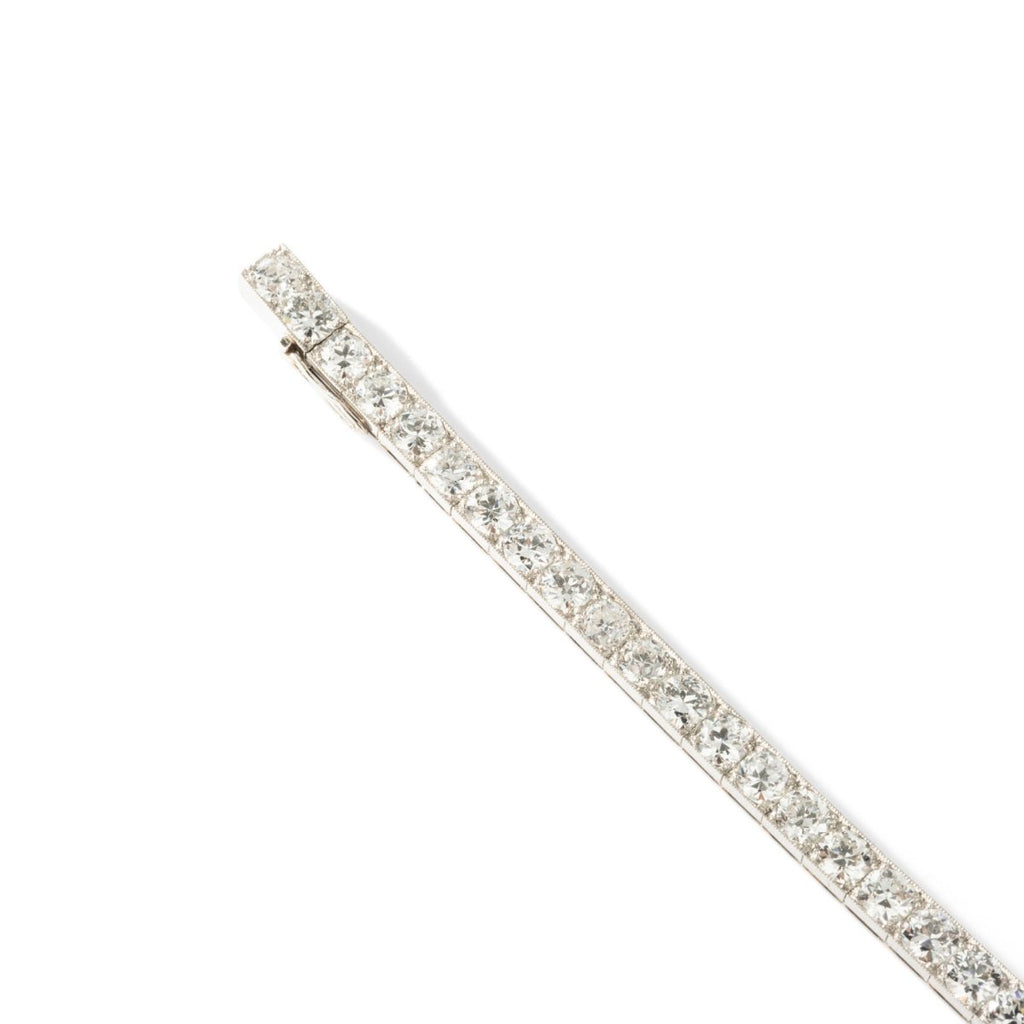Bracelet Ligne en platine et diamants - Castafiore