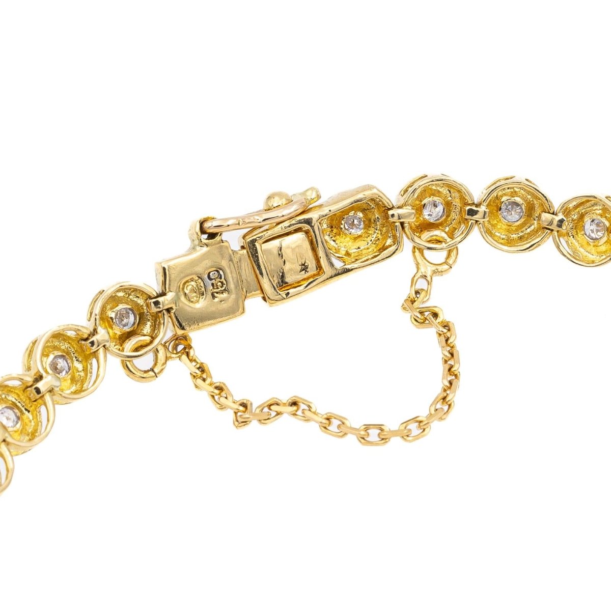 Bracelet Ligne Or jaune Diamant - Castafiore