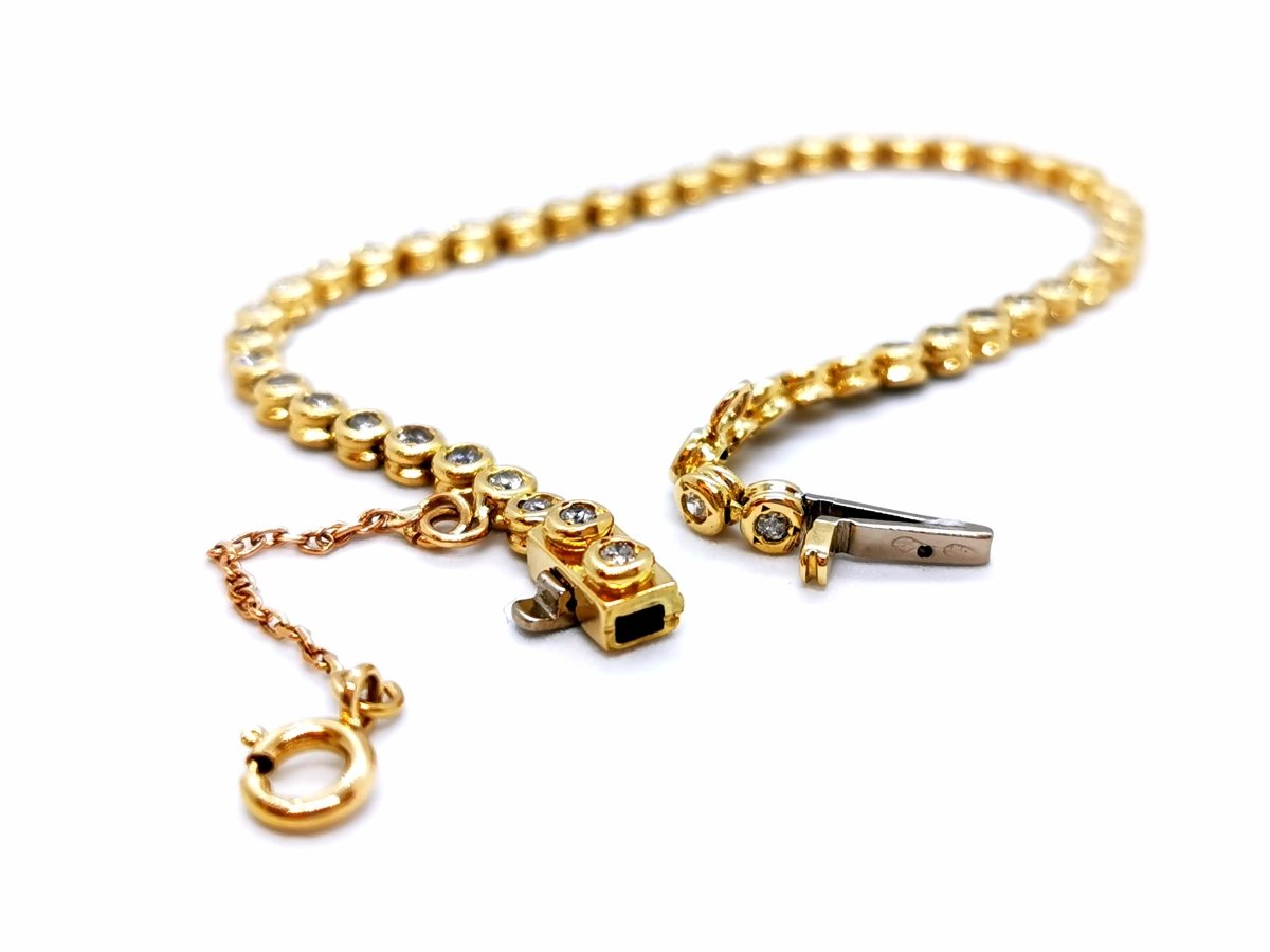 Bracelet Ligne Or jaune Diamant - Castafiore