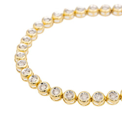 Bracelet Ligne Or jaune Diamant - Castafiore
