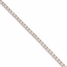 bracelet ligne tennis en or gris, serti de diamants - Castafiore