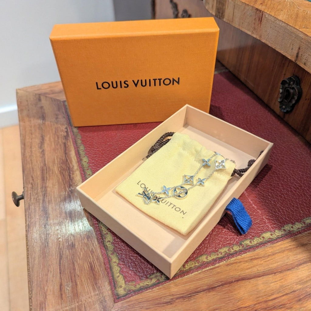 Bracelet Louis Vuitton Idylle Blossom or blanc - Castafiore