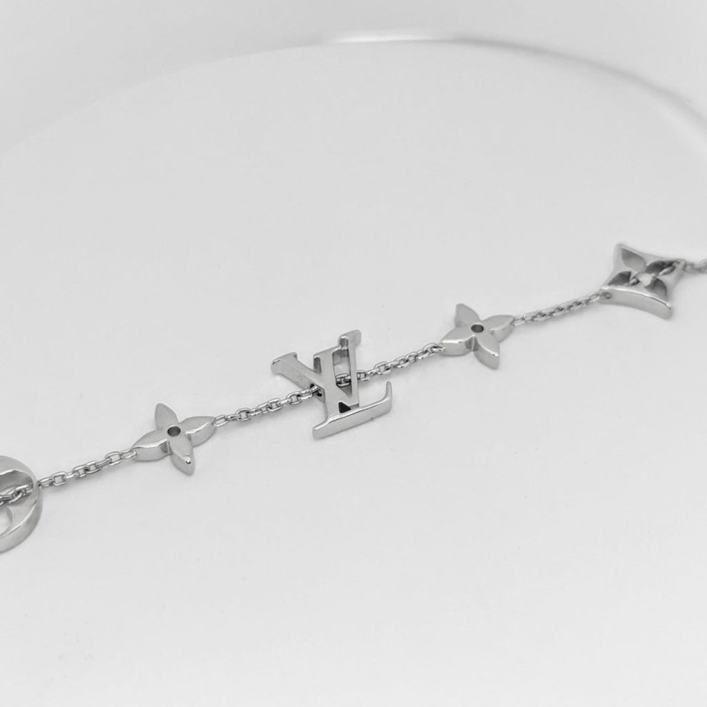Bracelet Louis Vuitton Idylle Blossom or blanc - Castafiore