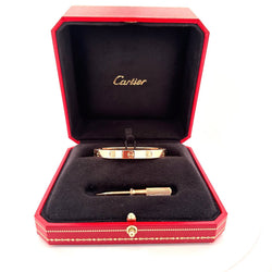 Bracelet LOVE CARTIER en or rose - Castafiore