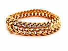 Bracelet Maille 2 rangs en or jaune - Castafiore