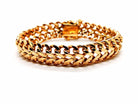 Bracelet Maille 2 rangs en or jaune - Castafiore