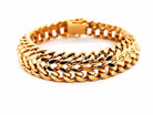 Bracelet Maille 2 rangs en or jaune - Castafiore