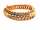 Bracelet Maille 2 rangs en or jaune - Castafiore