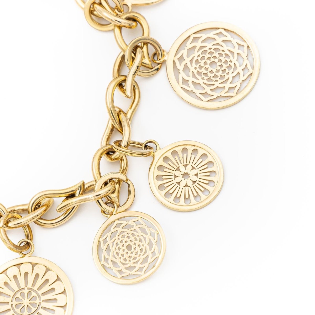 Bracelet Maille à pampilles en or jaune - Castafiore